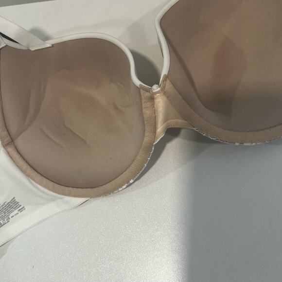 NWT Maidenform Wonderbra Push Up & In White Nude Size 34D - Picture 4 of 7
